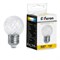 Лампа-строб Feron LB-377 Шарик прозрачный E27 1W 230V 2700K 38208 - фото 156629
