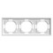 Рамка STEKKER, PFR00-5003-01 3-местная, серия Эмили, белый фарфор, soft touch 49886 - фото 158133