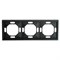 Рамка STEKKER, PFR00-5003-05 3-местная, серия Эмили, черный уголь, soft touch 49860 - фото 158808 Рамка STEKKER, PFR00-5003-05 3-местная, серия Эмили, черный уголь, soft touch 49860 - фото 158808