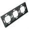 Рамка STEKKER, PFR00-5003-05 3-местная, серия Эмили, черный уголь, soft touch 49860 - фото 158809 Рамка STEKKER, PFR00-5003-05 3-местная, серия Эмили, черный уголь, soft touch 49860 - фото 158809