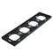 Рамка STEKKER, PFR00-5004-05 4-местная, серия Эмили, черный уголь, soft touch 49861 - фото 158821 Рамка STEKKER, PFR00-5004-05 4-местная, серия Эмили, черный уголь, soft touch 49861 - фото 158821