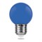 Лампа светодиодная Feron LB-37 Шарик матовый E27 1W 230V Синий 25118 - фото 162015 Лампа светодиодная Feron LB-37 Шарик матовый E27 1W 230V Синий 25118 - фото 162015