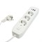 Удлинитель 3-местный c/з 3x1 мм2, 1,8 м, 250В, 10А, 2USB+1Type-C 2,4А, серия Home plus, белый STEKKER HM08-33-02 - фото 164922
