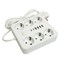 Удлинитель 6-местный c/з 3x1 мм2, 1,8 м, 250В, 10А, 4USB+2Type-C 2,4А, серия Home plus, белый STEKKER HM09-66-02 49975 - фото 164980