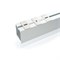 Профиль алюминиевый накладной/подвесной с отсеком для БП, серебро, CAB266 10377 - фото 166427