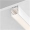 Профиль алюминиевый накладной "Линии света" с крепежами, белый, CAB256 10372 - фото 166446