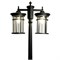 Светильник садово-парковый Feron PL768,  столб 2*60W 230V E27, черный 51822 - фото 168410