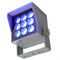 Светодиодный светильник ландшафтно-архитектурный Feron LL-896  AC220-240 9W синий IP66 квадрат 51700 - фото 169920