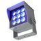 Светодиодный светильник ландшафтно-архитектурный Feron LL-896  AC220-240 9W синий IP66 квадрат 51700 - фото 169927