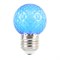 Лампа светодиодная Feron LB-385 Шарик синий прозрачный E27 1W 230V 52162 - фото 173164