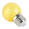 Лампа светодиодная Feron LB-385 Шарик желтый прозрачный E27 1W 230V 52161 - фото 173172