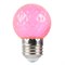 Лампа светодиодная Feron LB-385 Шарик розовый прозрачный E27 1W 230V 52177 - фото 173198