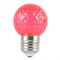 Лампа светодиодная Feron LB-385 Шарик красный прозрачный E27 1W 230V 52164 - фото 173204