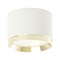 Светильник потолочный Feron Barrel DUET HL459  12W, 230V,GX53, белый + золото IP20 52022 - фото 174981