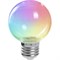 Лампа светодиодная Feron LB-371 Шар прозрачный E27 3W RGB быстрая смена цвета 38130 - фото 176447