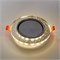 Светильник встраиваемый с белой LED подсветкой Feron CD4981 потолочный GX53 без лампы, прозрачный, золото 41907 - фото 176479