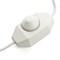 Сетевой шнур с диммером 230V 2м, белый, DM103-200W 23056 - фото 177045
