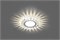 Светильник встраиваемый с белой LED подсветкой Feron CD907 потолочный MR16 G5.3 белый 28850 - фото 177290