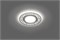 Светильник встраиваемый с белой LED подсветкой Feron CD951 потолочный MR16 G5.3 белый матовый 29713 - фото 177292