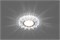 Светильник встраиваемый с белой LED подсветкой Feron CD910 потолочный MR16 G5.3 прозрачный 28893 - фото 177310