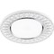 Светильник встраиваемый с белой LED подсветкой Feron CD9913 потолочный GX53 без лампы, матовый белый, хром 32981 - фото 177720