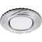 Светильник встраиваемый с белой LED подсветкой Feron CD4037 потолочный GX53 без лампы, прозрачный, хром 40504 - фото 177919