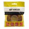 Скотч акриловый двусторонний STEKKER INTP5-0818-5 0,8*18 мм,длина 5м, прозрачный , красная подложка 39146 - фото 178580