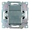 Выключатель 2-клавишный (механизм), STEKKER GLS10-7104-05, 250V, 10А, серия Катрин, черный 39606 - фото 179131