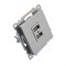 Розетка USB 2-местная (механизм), STEKKER GLS10-7115-03, 250B, 2,1А, серия Катрин, серебро 39588 - фото 179159