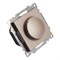 Выключатель диммирующий TRIAC(механизм), STEKKER GLS10-7106-02, 250V, 500W, серия Катрин, шампань 39601 - фото 179265