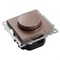 Выключатель диммирующий TRIAC(механизм), STEKKER GLS10-7106-02, 250V, 500W, серия Катрин, шампань 39601 - фото 179267