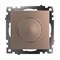 Выключатель диммирующий TRIAC(механизм), STEKKER GLS10-7106-02, 250V, 500W, серия Катрин, шампань 39601 - фото 179270