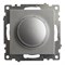 Выключатель диммирующий TRIAC(механизм), STEKKER GLS10-7106-03, 250V, 500W, серия Катрин, серебро 39587 - фото 179285