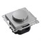 Выключатель диммирующий TRIAC(механизм), STEKKER GLS10-7106-03, 250V, 500W, серия Катрин, серебро 39587 - фото 179287