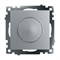 Выключатель диммирующий TRIAC(механизм), STEKKER GLS10-7106-03, 250V, 500W, серия Катрин, серебро 39587 - фото 179291
