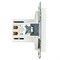 Розетка USB 2-местная (механизм), STEKKER GLS10-7115-01, 250B, 2,1А, серия Катрин, белый 39686 - фото 180164