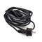 Сетевой шнур для гирлянд 3м, 2*0,5мм2, IP44, черный, DM403 48190 - фото 180467
