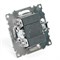 Переключатель 1-клавишный (механизм), STEKKER GLS10-7105-04, 250V, 10А, серия Катрин, шоколад 49018 - фото 180945