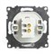 Розетка USB 2-местная (механизм), STEKKER GLS10-7115-04, 250B, 2,1А, серия Катрин, шоколад 49027 - фото 180992