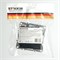 Розетка компьютерная 1-местная RJ-45 (механизм), STEKKER PST00-9107-03, серия Эрна, черный 49151 - фото 181710