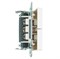 Переключатель 2-клавишный (механизм), STEKKER GLS10-7107-01 , 250V, 10А, серия Катрин, белый 49166 - фото 181962