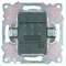 Переключатель 2-клавишный (механизм), STEKKER GLS10-7107-01 , 250V, 10А, серия Катрин, белый 49166 - фото 181964