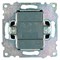 Выключатель 3-клавишный (механизм), STEKKER GLS10-7108-05, 250V, 10А, серия Катрин, черный 49172 - фото 181992