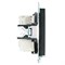Розетка TV + компьютерная RJ-45 (механизм), STEKKER GLS00-7106-05, серия Катрин, черный 49182 - фото 182010