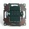 Переключатель 2-клавишный (механизм), STEKKER GLS10-7107-04, 250V, 10А, серия Катрин, шоколад 49170 - фото 182082