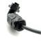Соединитель-коннектор LD543 3-контактный угловой с винтовым контактом IP68, черный 49196 - фото 182167