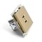 Розетка 2-местная USB (механизм), STEKKER, GLS10-7115-08, 250В, 2,1А, серия Катрин, золото 49229 - фото 183527