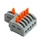 Клемма супер-компактная разветвительная 1 вход, 5 выходов, наборная STEKKER,LD220-105 49789 - фото 183822