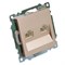 Розетка компьютерная 2-местная RJ-45 (механизм) STEKKER GLS00-7109-02, серия Катрин, шампань 50004 - фото 184681