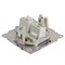 Розетка компьютерная 2-местная RJ-45 (механизм) STEKKER GLS00-7109-02, серия Катрин, шампань 50004 - фото 184685